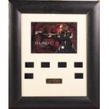 BLADE TRINITY LIMITED EDITION FILM CELLS mounted and framed together, R.C.A. FOR READERS DIGEST