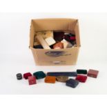 *APPROXIMATELY 50 BOXES FOR JEWELLERY, various, some vintage, including for rings, watches,