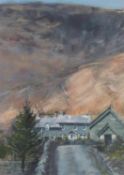 JAMES BARTHOLOMEW (MODERN) PASTEL DRAWING ?High Spy from Borrowdale? Signed, titled to gallery label