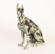 APRIL SHEPHERD (MODERN) LIMITED EDITION RESIN MODEL OF A DOG ?On Guard?, (51/295), with