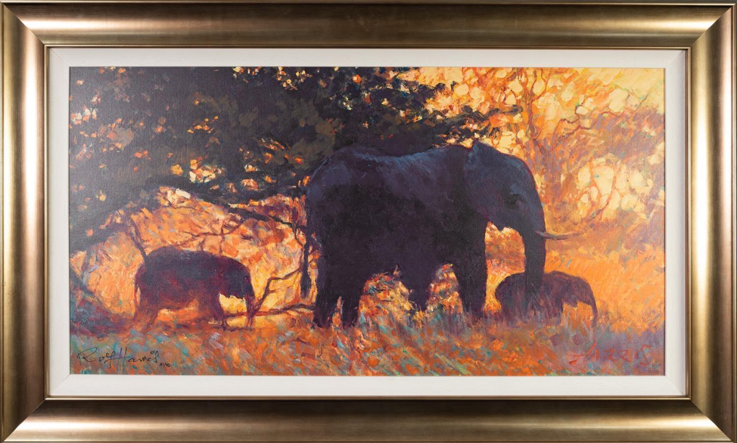 ROLF HARRIS (b.1930) ARTIST SIGNED LIMITED EDITION COLOUR PRINT ?Backlit Gold?, (41/75), no - Image 2 of 2