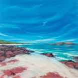 TOM BARRON (MODERN) OIL ON CANVAS Along the North Shore, Iona I Signed, untitled, (title supplied by