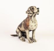 APRIL SHEPHERD (MODERN) LIMITED EDITION RESIN MODEL OF A DOG ?Paying Attention?, (38/295), with