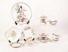 TWENTY ONE PIECE PARAGON CHINA ?TREE OF KASHMIR? PATTERN PART TEA SERVICE, comprising: SMALL TEAPOT,