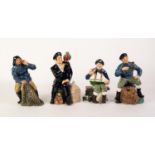 FOUR ROYAL DOULTON FIGURES, respectively The Lobster Man, HN 2317; Tall Story, HN 2243; Shore Leave,