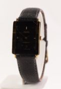 GENT?S RADO ?FLORENCE? WRIST WATCH, the oblong dial with date aperture and gilt batons to the