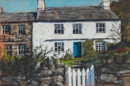 JAMES BARTHOLOMEW (MODERN) PASTEL DRAWING ?Farmhouse in Borrowdale, Lake District? Signed, titled