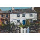 JAMES BARTHOLOMEW (MODERN) PASTEL DRAWING ?Farmhouse in Borrowdale, Lake District? Signed, titled