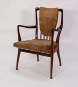 ANDREW J. MILNE FOR HEALS, SET OF EIGHT MID CENTURY STYLISH ROSEWOOD DINING CHAIRS, Manufactured