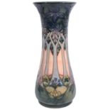 A modern Moorcroft pottery 'Cluny' pattern vase