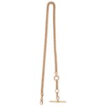 A good 18ct gold watch Albert chain