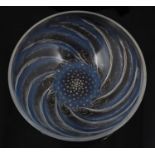 A Lalique 'Poissons No. 1.' opalescent glass bowl