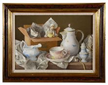 Gerald Norden (1912-2000) 'New acquisitions', oil on board