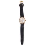 A 1970s Gentlemans 9ct gold Omega Seamster de Ville wristwatch
