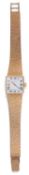 A ladies 9ct gold Longines wristwatch