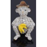 An amusing Butler & Wilson monkey brooch