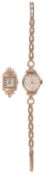 Two ladies 9ct gold Tudor Royal wristwatches