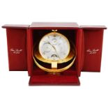 A modern Jean Roulet Le Locle world time zone desk clock