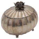 A late 19th century Austrian silver sugar or Etrog box