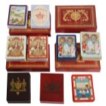 Late Vict. and Ed. twin packs of playing cards by The Worshipful Company of Makers of Playing Cards