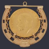 A George V sovereign pendant