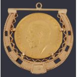 A George V sovereign pendant