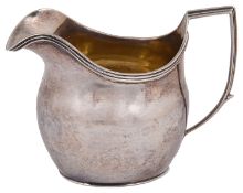 A George III silver cream jug