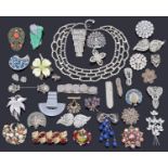 An interesting collection of costume jewellery