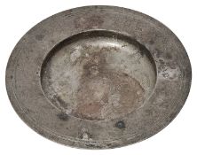 A contemporary silver armada dish