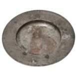 A contemporary silver armada dish