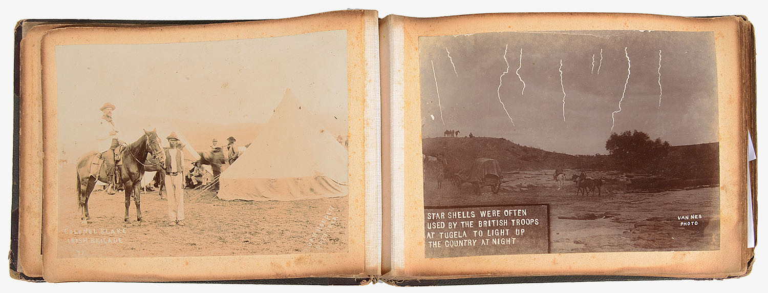 Two albums of albumen prints relating to the Boer War c. 1900 - Image 2 of 6