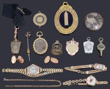 A collection of Victorian and later jewellery