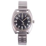 A stainless steel gentleman CWC military automatic strap watch