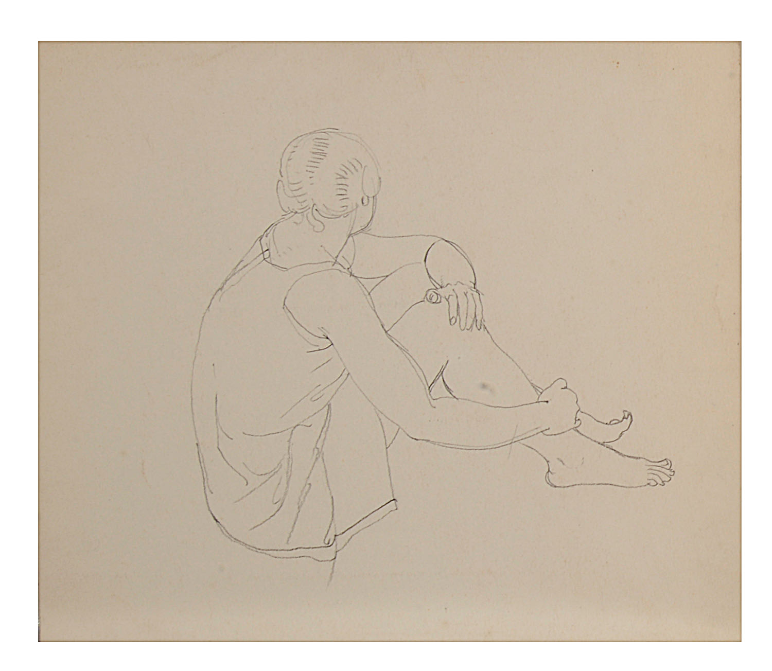 William Dennis Dring (1904-1990) Five sketches of figures - Image 5 of 5