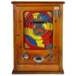 An Art Deco 1930s 'Playball' amusement pinball coin repeat machine