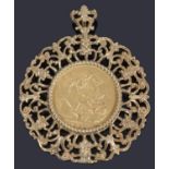 An Edward VII sovereign dated 1904,