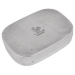 A William IV silver tobacco box