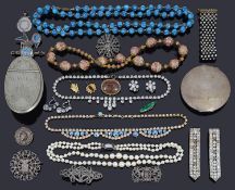 A collection of interesting jewellery and items