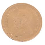 A South African Krugerrand dated 1983. CLS