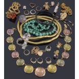 A collection of jewellery and costume jewellery