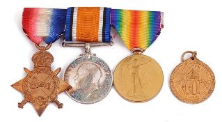 A World War 1 medal group awarded to L. Z-838, S.F. Hollyer, Sig R.N.R.R.