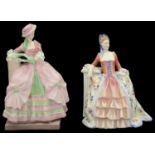 Two pre-war Royal Doulton porcelain figures