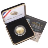 A United States Mint 2019 Apollo 11 50th Anniversary commemorative 5 Dollar coin program proof coin