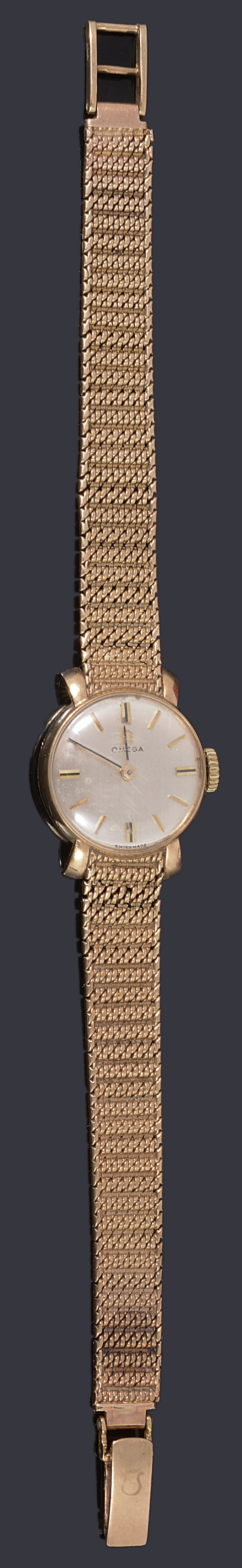 A 9ct gold ladies Omega mechanical bracelet watch - Image 2 of 2