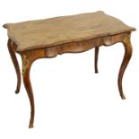A 19th century Louis XVI style rosewood and ormolu mounted card table