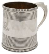 A George III silver tankard