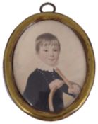 Portrait miniature, early 19th century English school c.1810