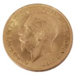 A George V sovereign dated 1913