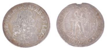 German States - Brandenburg-Prussia 1/3 Thaler Friedrich-Wilhelm 1673; one other