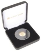 The Princess Diana 22 carat gold proof half sovereign